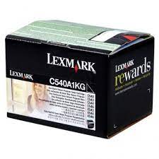 Lexmark C540A1 Black Toner Original Cartridge C540A1KG (1000 Pages) for Lexmark C540n, C543n, C544dn, C544dtn, C544dw, X543dn mfp, X544dn mfp, X544dw mfp, X544dte mfp, X546dtn, X548dte